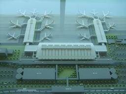 ４階にあった空港ビル模型(拡大します)